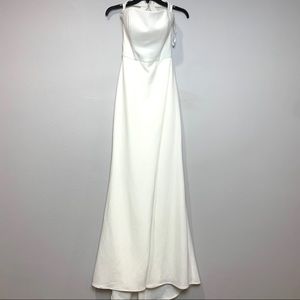 LaFemme Women’s White Maxi Dress